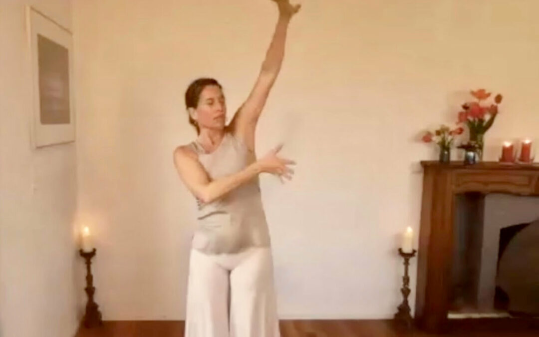 Movement experience and prayer from the online dance